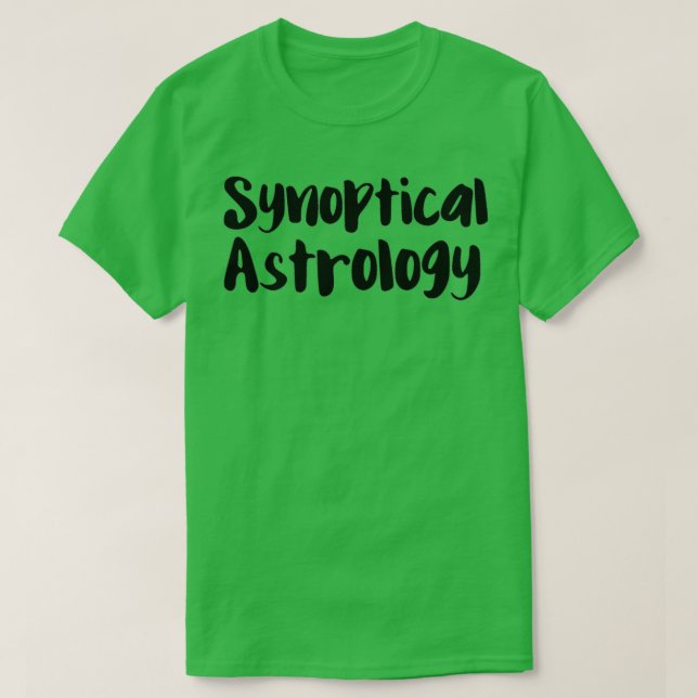 Synoptical Astrology T-Shirt (Design Front)