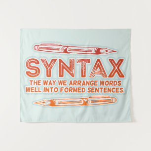 Syntax Funny Sentence structure Grammar Tapestry
