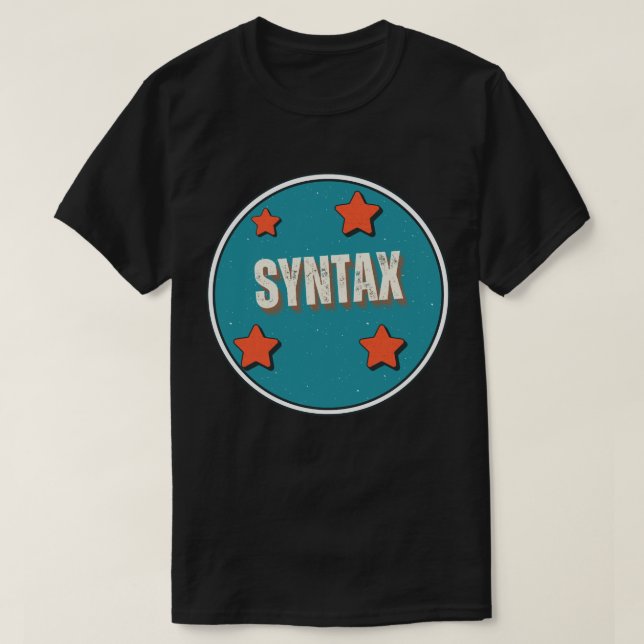 Syntax T-Shirt (Design Front)
