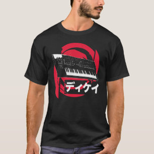 Synthesizer Japanese Analogue Synthwave Techno Syn T-Shirt