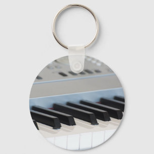 Synthesizer keyboard key ring