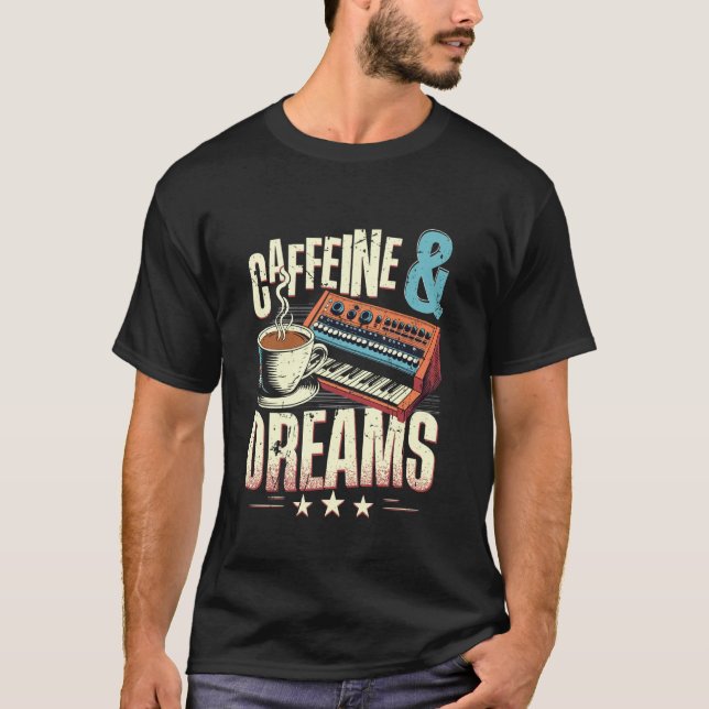Synthesizer Musician Synth DAW T-Shirt (Front)