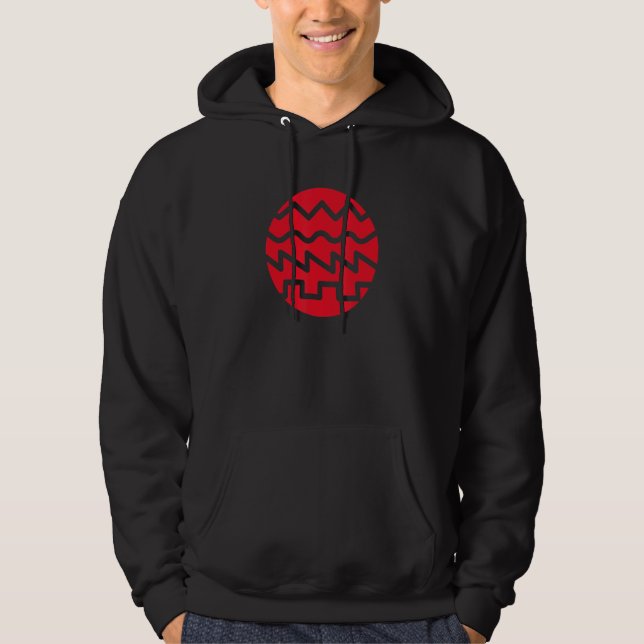 Synthesizer Waveform 4 Hoodie (Front)