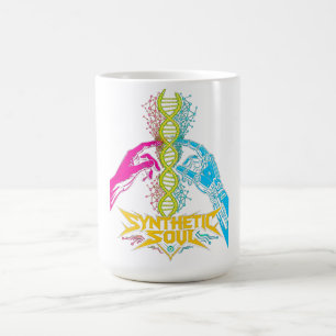 Synthetic Soul DNA Graphic Men's T-Shirt Coffee Mug