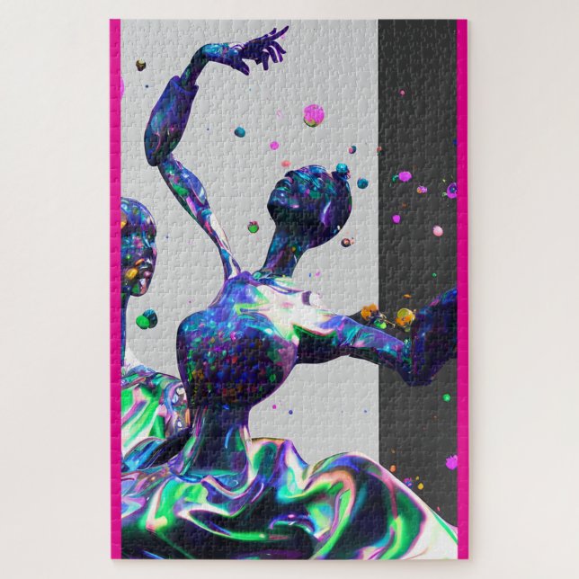 Synthographic Ballet Winner Jigsaw Puzzle (Vertical)