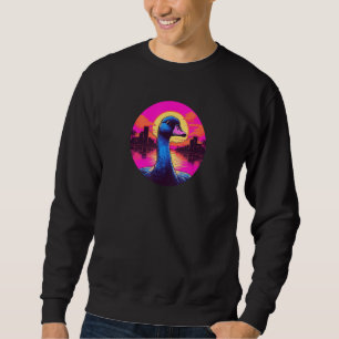 Synthwave Goose Retro 80s Sweatshirt