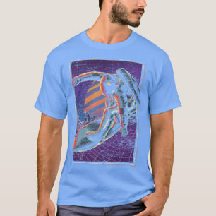 Synthwave Outer Space Vaporwave 80s Art Surfer Ast T-Shirt