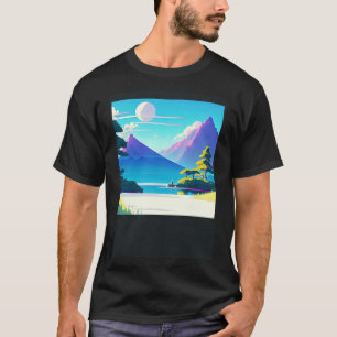 Synthwave outrun retrowave futuresynth sci fi 15 T-Shirt