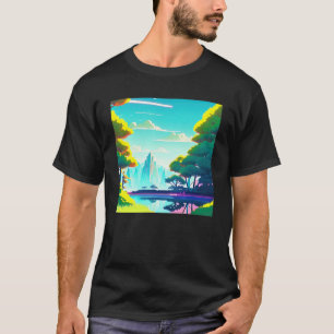 Synthwave outrun retrowave futuresynth sci fi  21 T-Shirt
