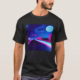 Synthwave outrun retrowave futuresynth sci fi 26 T-Shirt