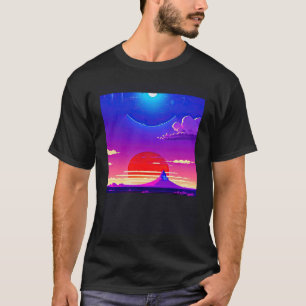 Synthwave outrun retrowave futuresynth sci fi  30 T-Shirt