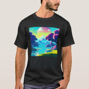 Synthwave outrun retrowave futuresynth sci fi  84 T-Shirt