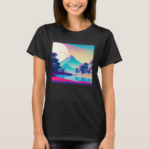 Synthwave outrun retrowave futuresynth sci fi 8 T-Shirt
