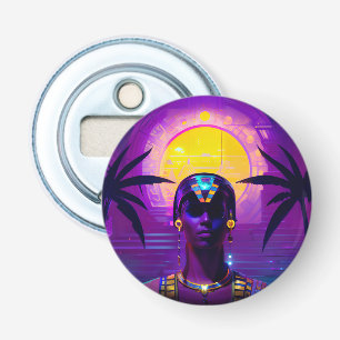 Synthwave Pharaoh Bottle Opener