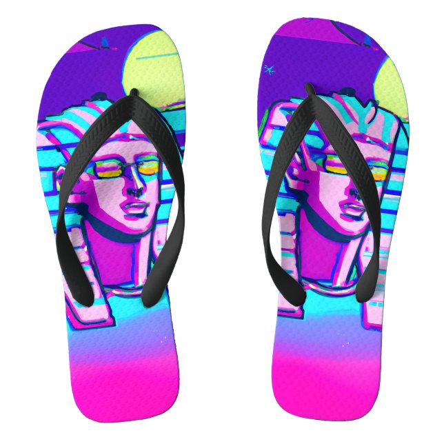 Synthwave Pharaoh Jandals (Footbed)