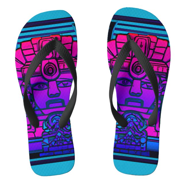 Synthwave Pharaoh Jandals (Footbed)