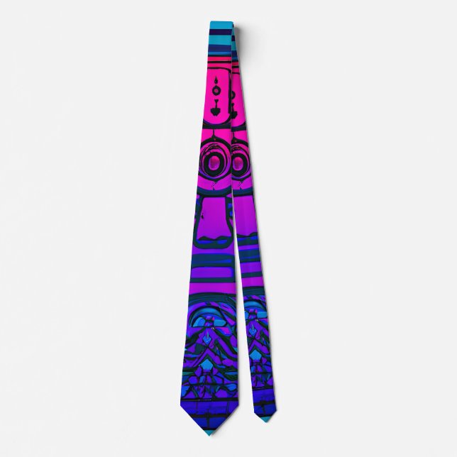 Synthwave Pharaoh Tie (Front)