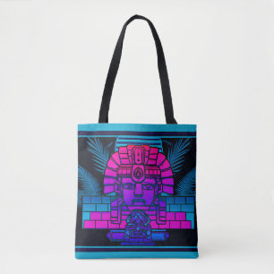 Synthwave Pharaoh Tote Bag