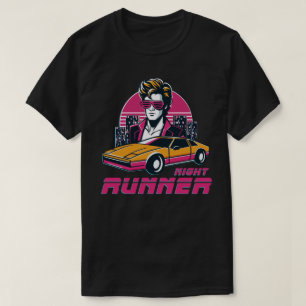 synthwave retro-style t-shirt