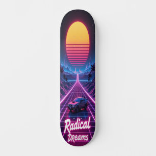 Synthwave Shred Edition 3 Skateboard
