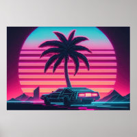 Synthwave Sunset Drive: Racing Towards Tomorrow