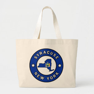 Syracuse New York Large Tote Bag