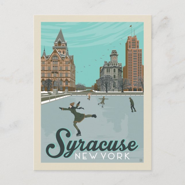 Syracuse, New York Postcard (Front)