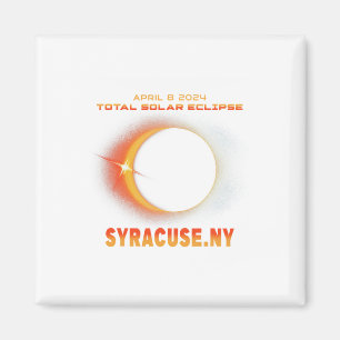 Syracuse New York Total Solar Eclipse 2024 Magnet
