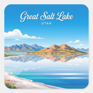 Syracuse Utah Travel Gift Square Sticker