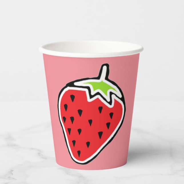 Syrawberry Paper Cup (Front)
