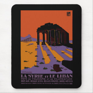 Syria and Lebanon Mouse Pad