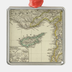 Syria and the neighbouring metal tree decoration