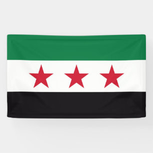 Syria country revolution new flag symbol banner