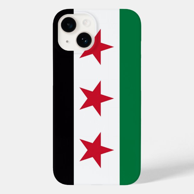 Syria country revolution new flag symbol Case-Mate iPhone case (Back)