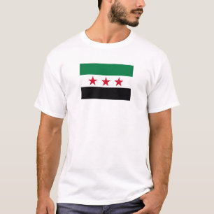 Syria country revolution new flag symbol T-Shirt
