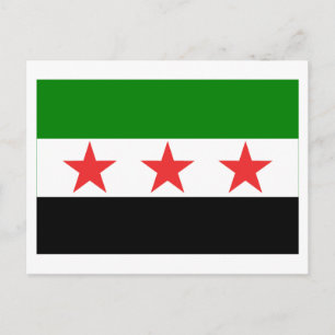 Syria Flag (1932-1958 and 1961-1963) Postcard