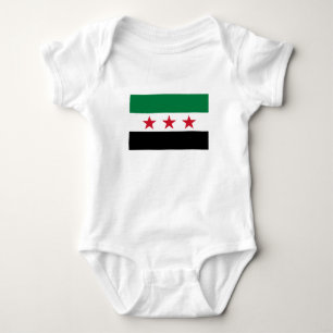 Syria Flag Baby Bodysuit