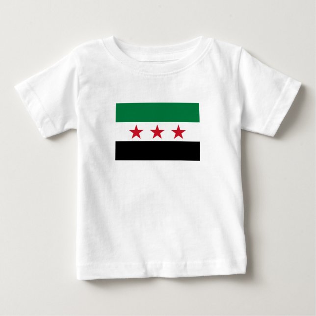 Syria Flag Baby T-Shirt (Front)