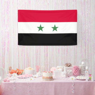 Syria flag banner