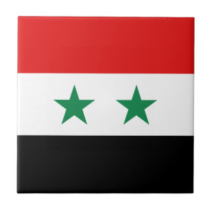Syria Flag Ceramic Tile