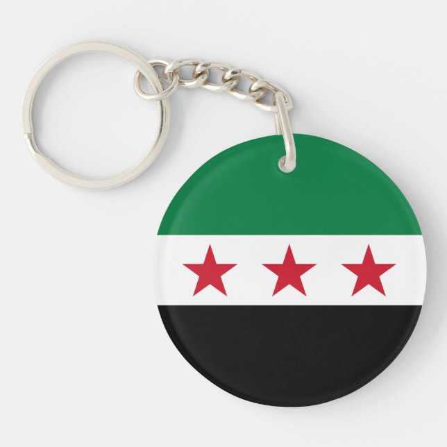 Syria Flag Key Ring (Front)
