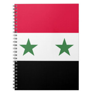 Syria flag notebook
