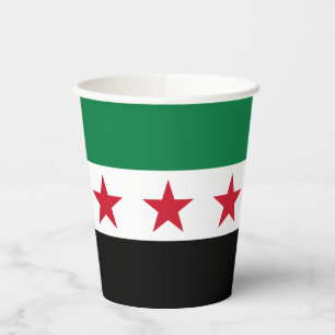 Syria Flag Paper Cups