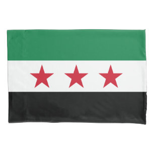 Syria Flag Pillowcase