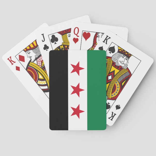 Syria Flag Playing Cards (Back)