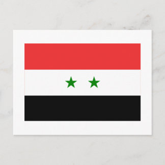 Syria Flag Postcard