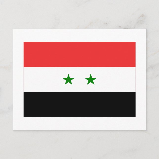 Syria Flag Postcard (Front)