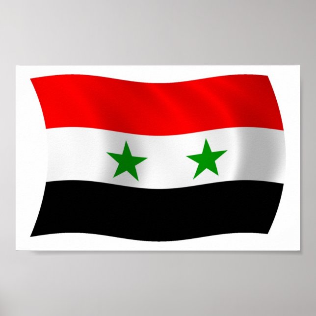 Syria Flag Poster Print (Front)