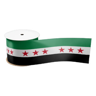 Syria Flag Satin Ribbon
