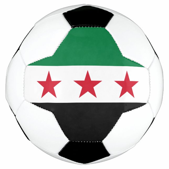 Syria Flag Soccer Ball (Front)